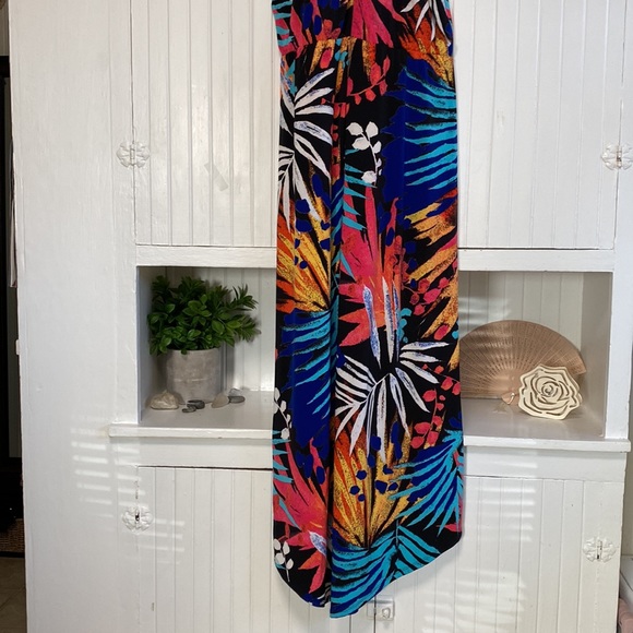 Tropical High Low New York & Co. Maxi Dress - Large - Picture 10 of 12